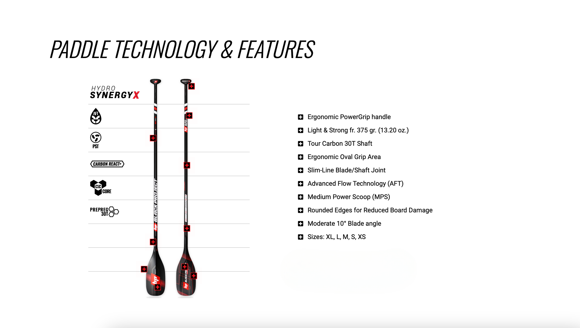 INFINITY SYNERGY-X PADDLE - PRE ORDER NOW